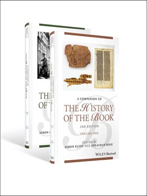 cover image of Companion to the History of the Book
